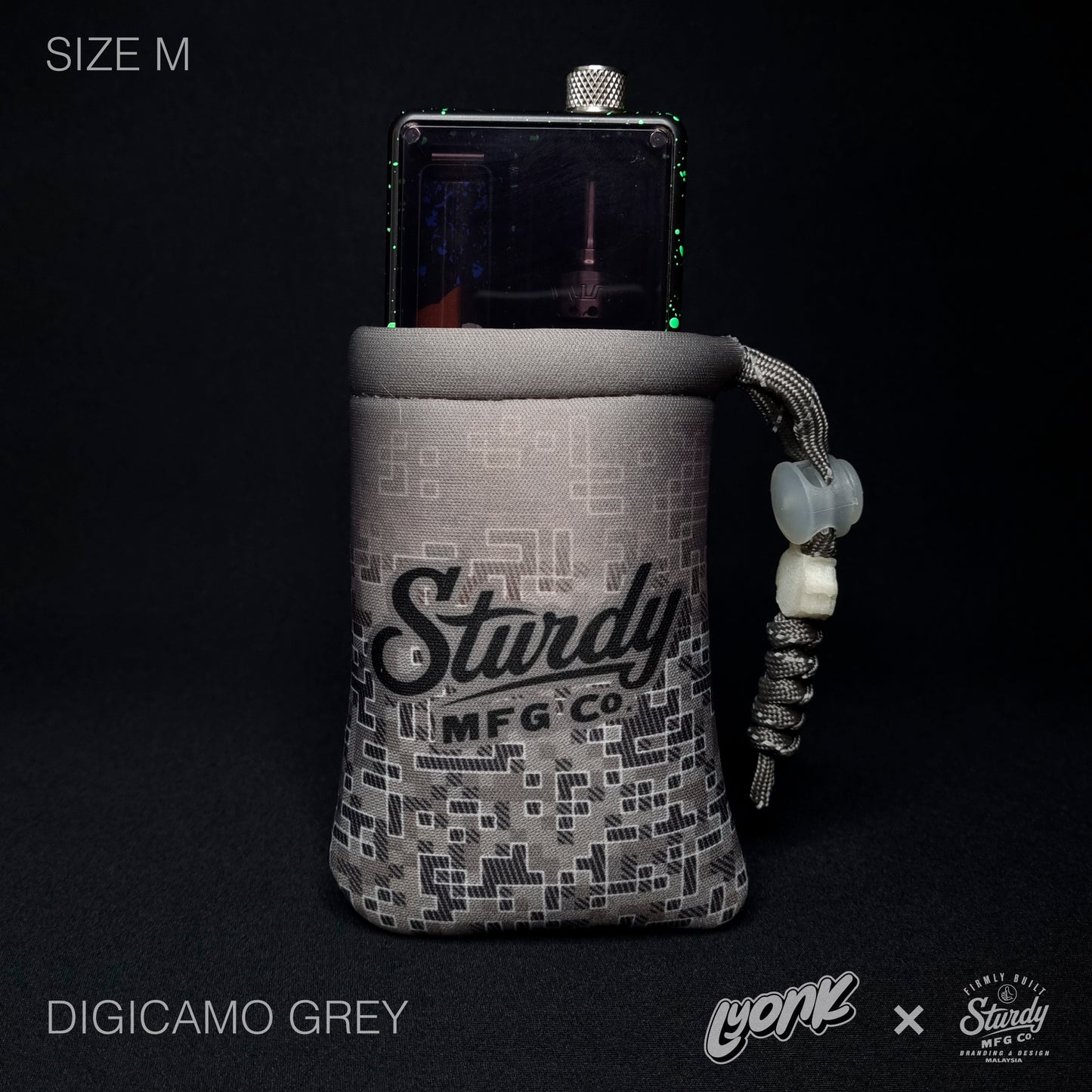 Sturdy - Pouch - Digicamo Grey