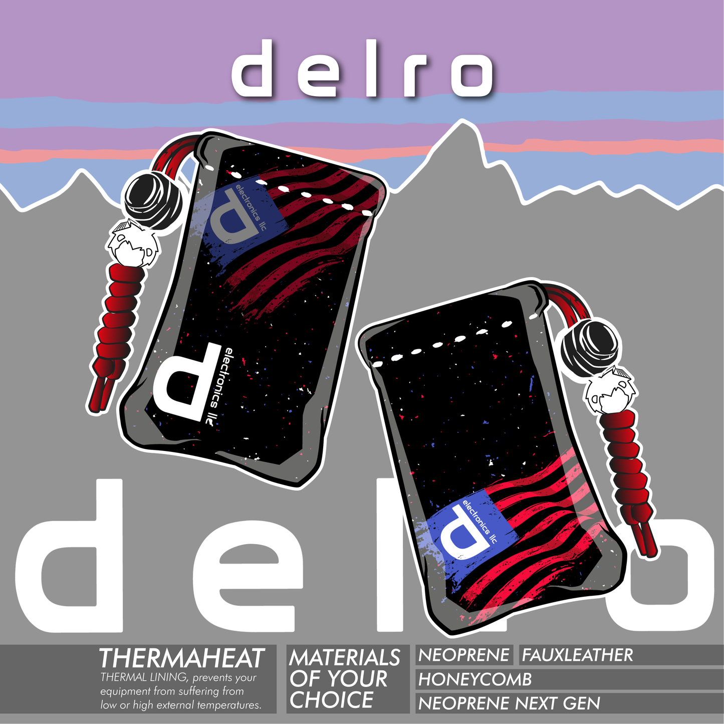 Delro - Pouch - Black Flag