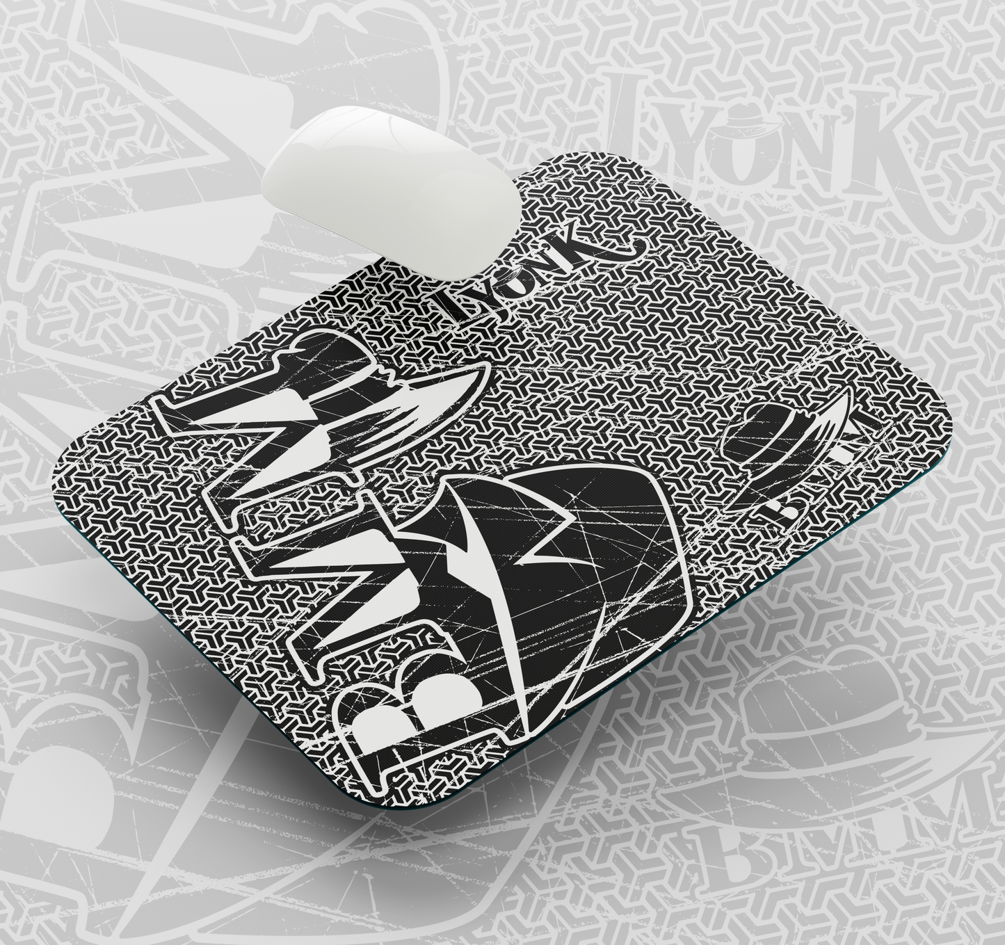 BMM BUILDMAT - Goyard Black and White Distorted