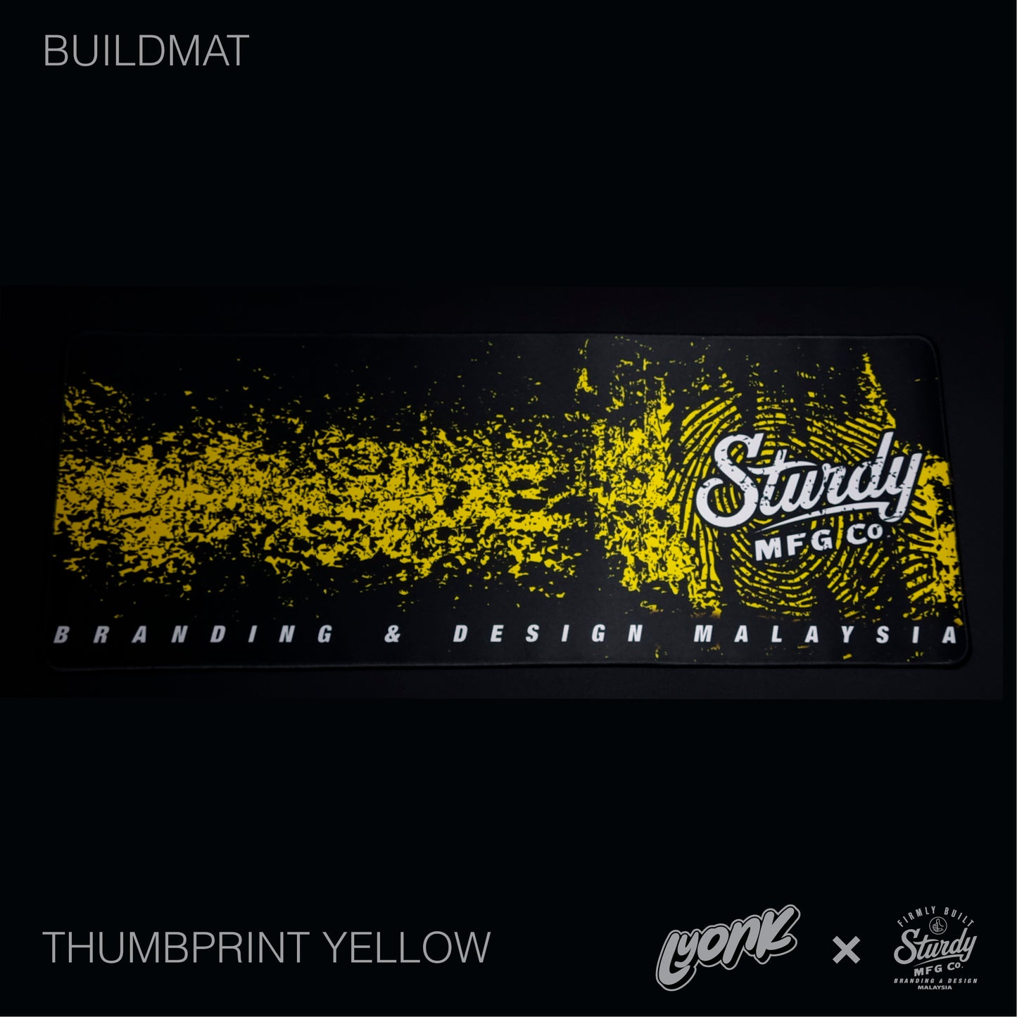 Sturdy - Buildmat - Thumbprint Yellow