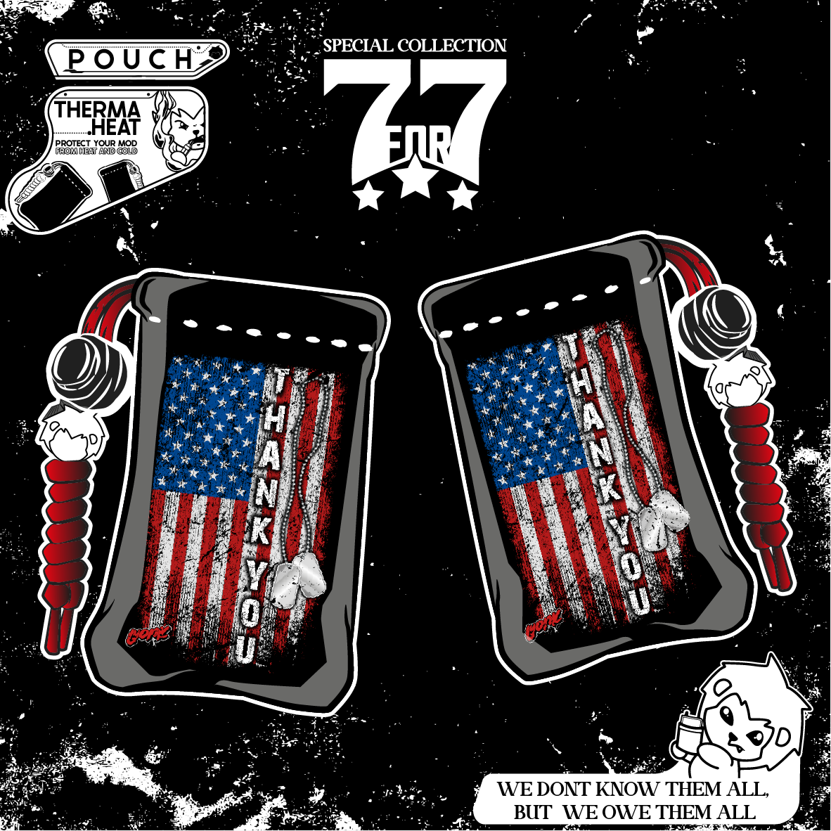 Padded case for mods and vapes - Pouch Vape