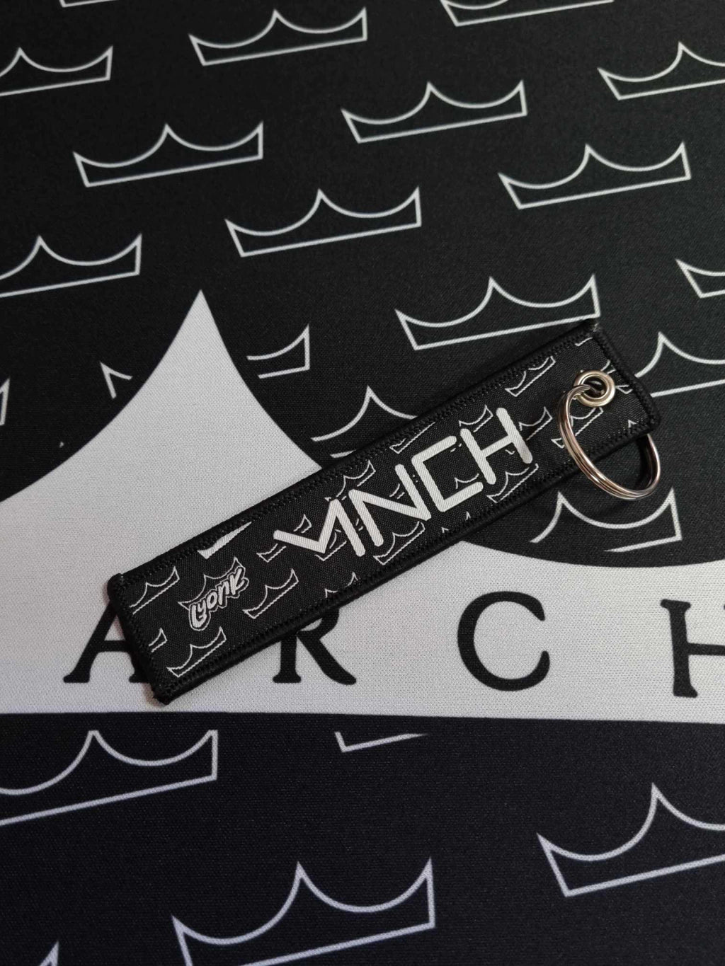 Monarchy Embroidered Keychain *Batch 1*