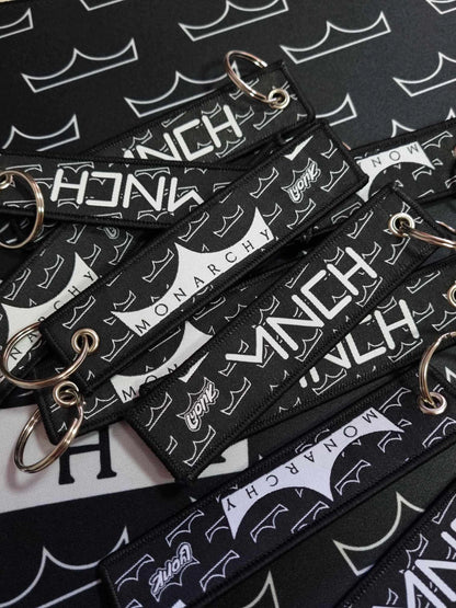 Monarchy Embroidered Keychain *Batch 1*