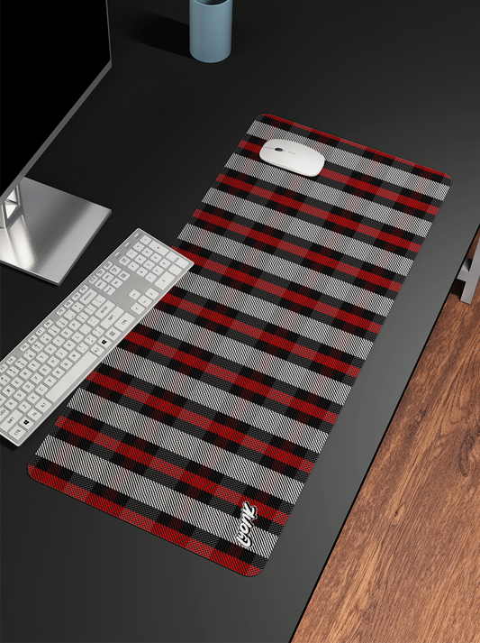 Buildmat -Rugged Series - Argyle Red-Grey