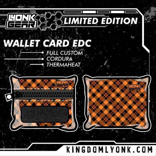 Wallet Card - Rugged Series - Argyle Safety Orange