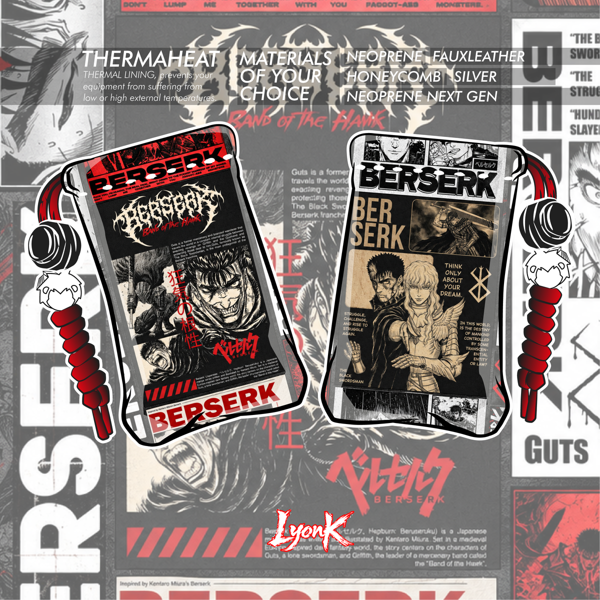 BERSERK — Pouch Collection by Lyon’K