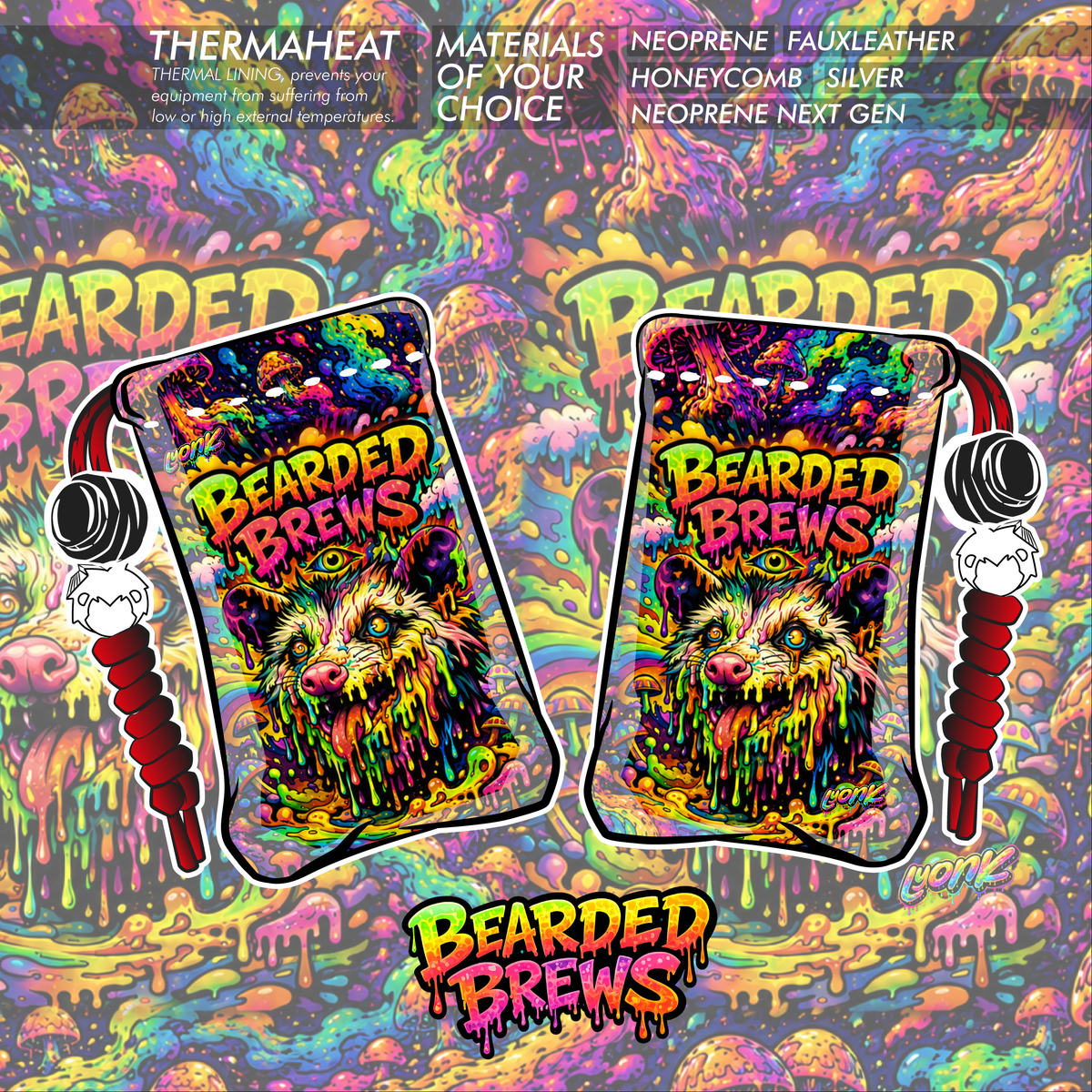 Bearded Brews × Lyon’K — Signature Pouch Collection