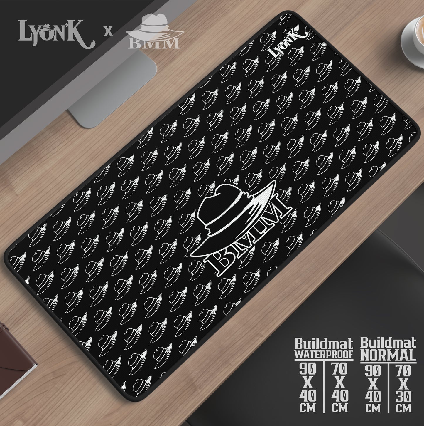 BMM BUILDMAT - Hat Black And White