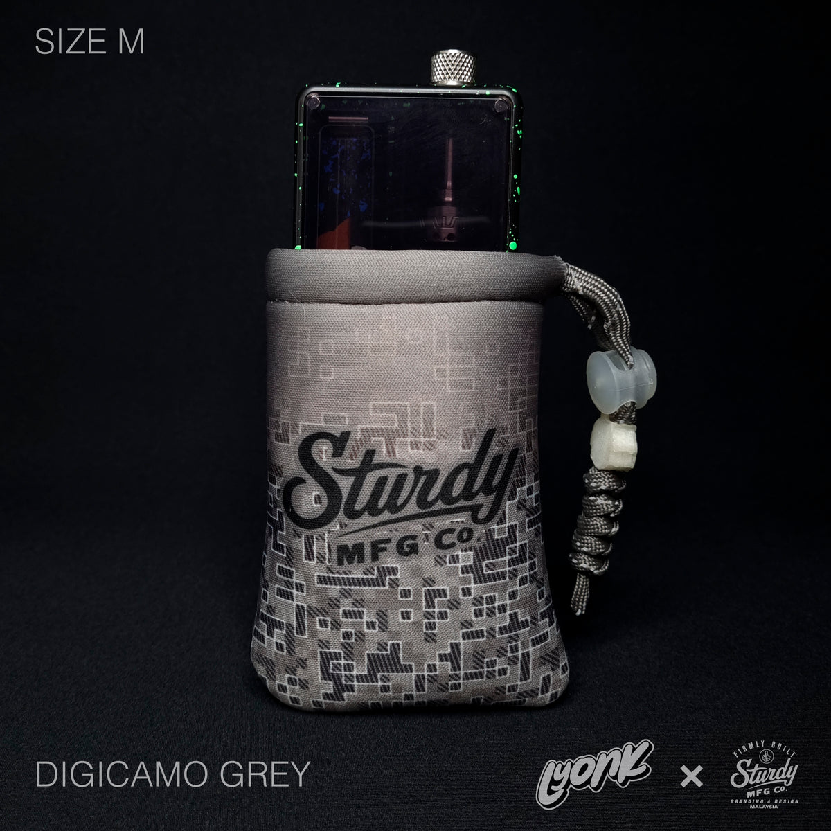Sturdy - Pouch - Digicamo Grey
