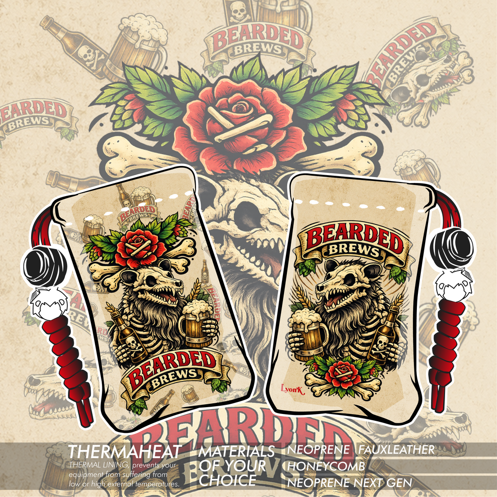 Bearded Brews × Lyon’K — Signature Pouch Collection