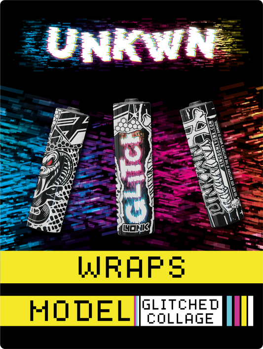 UNKWN - GLITCHED COLLAGE WRAPS