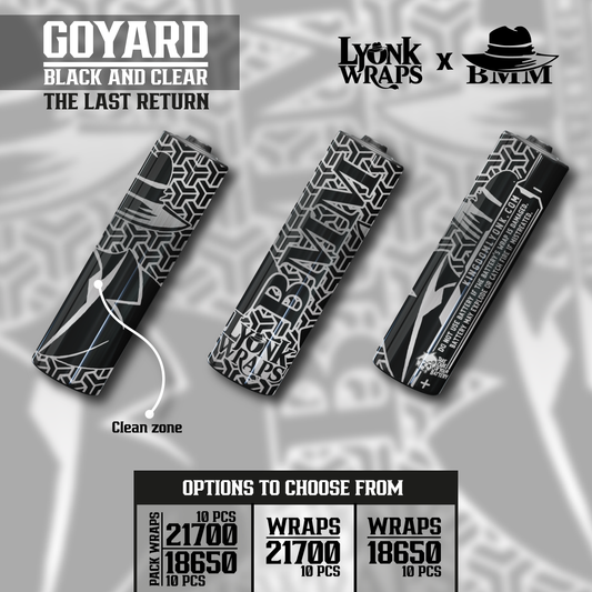BMM Goyard Black And Clear Return