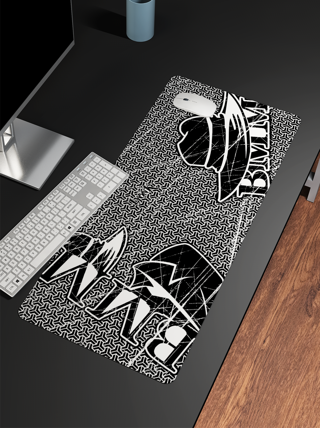 BMM BUILDMAT - Goyard Black and White Distorted