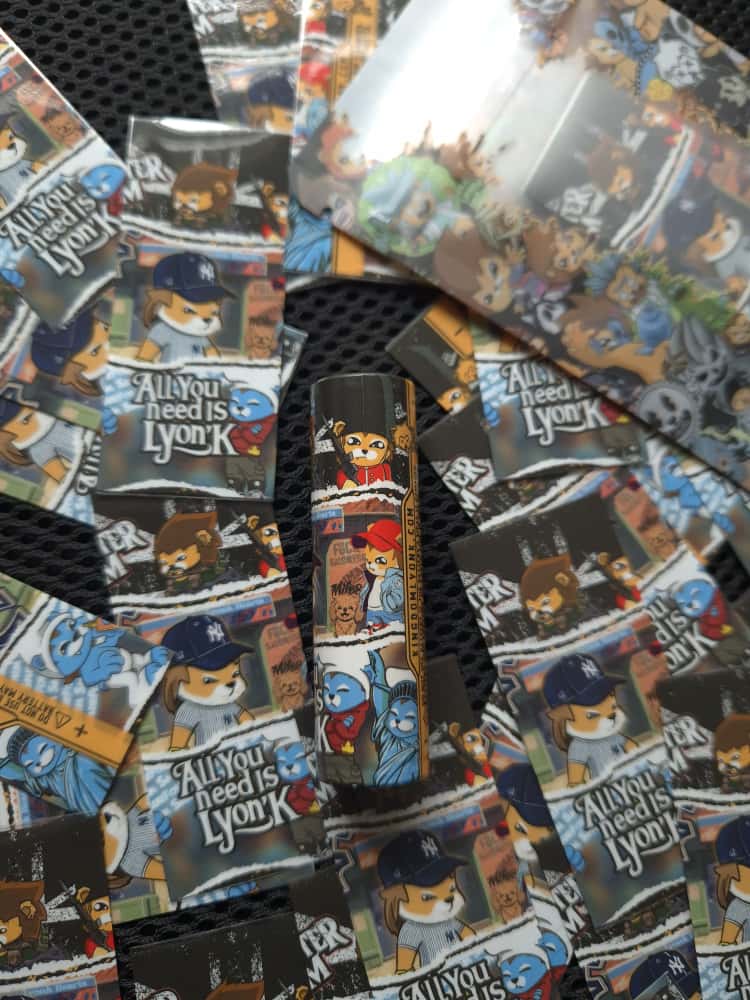 Lyonk Hearts / 10 wraps in the package