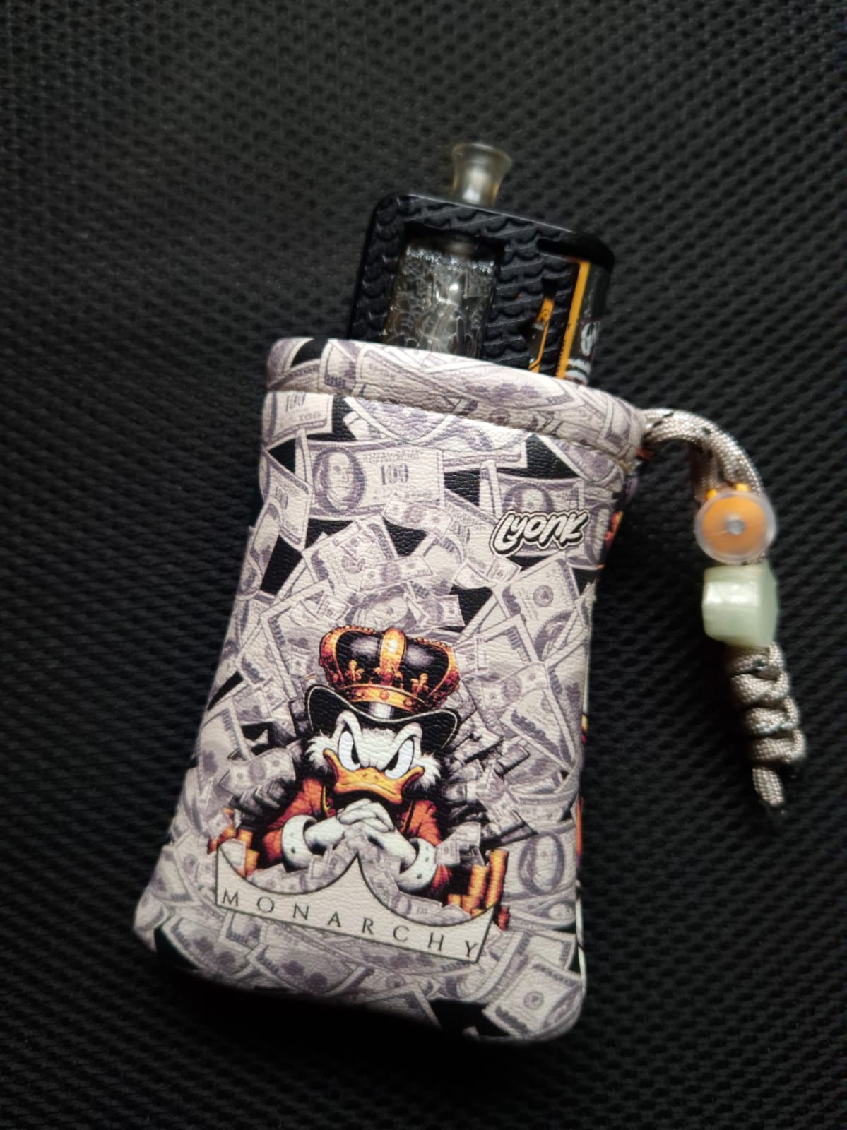 Ready to ship - Monarchy Duck- FauxLeather