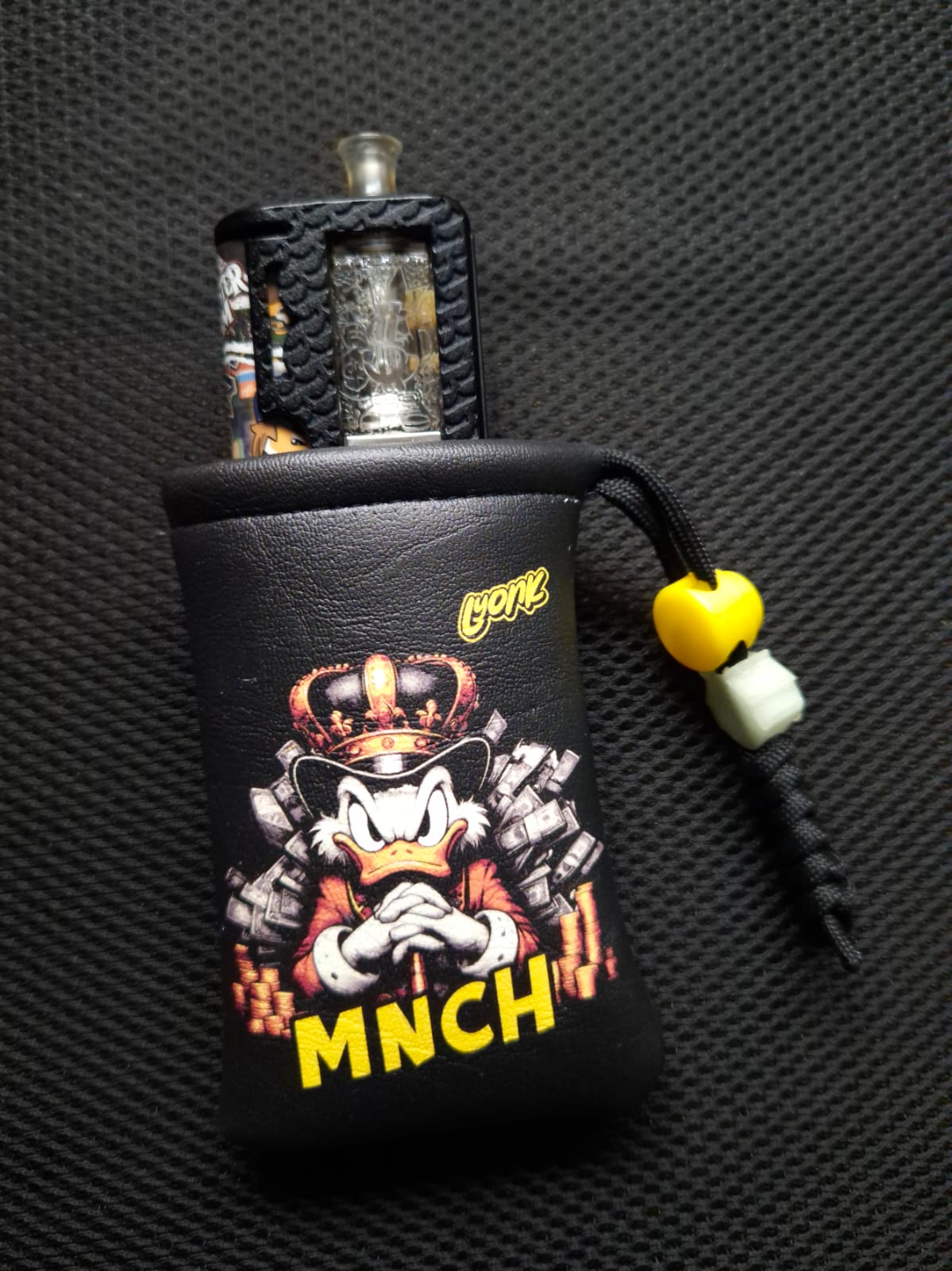 Ready to ship - Monarchy Black Duck- FauxLeather
