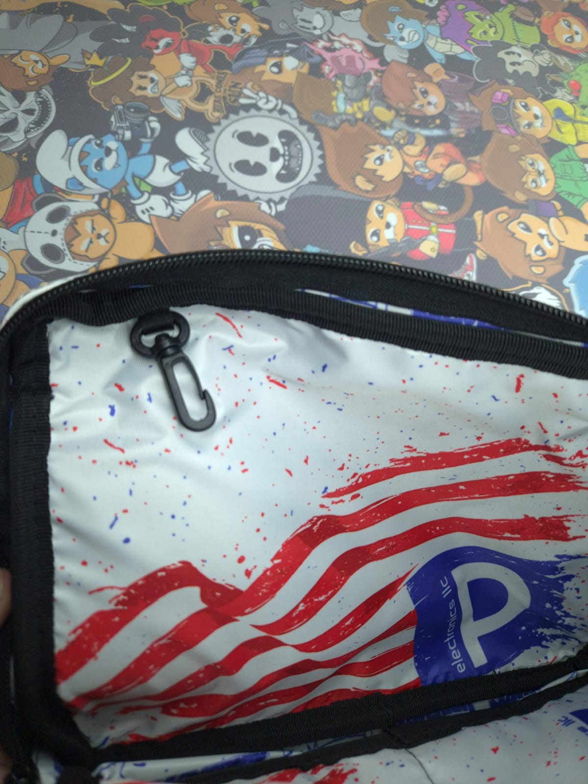 Maverick - Delro White Flag FauxLeather -Ready To Ship