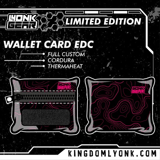 Wallet Card - Pink Topo