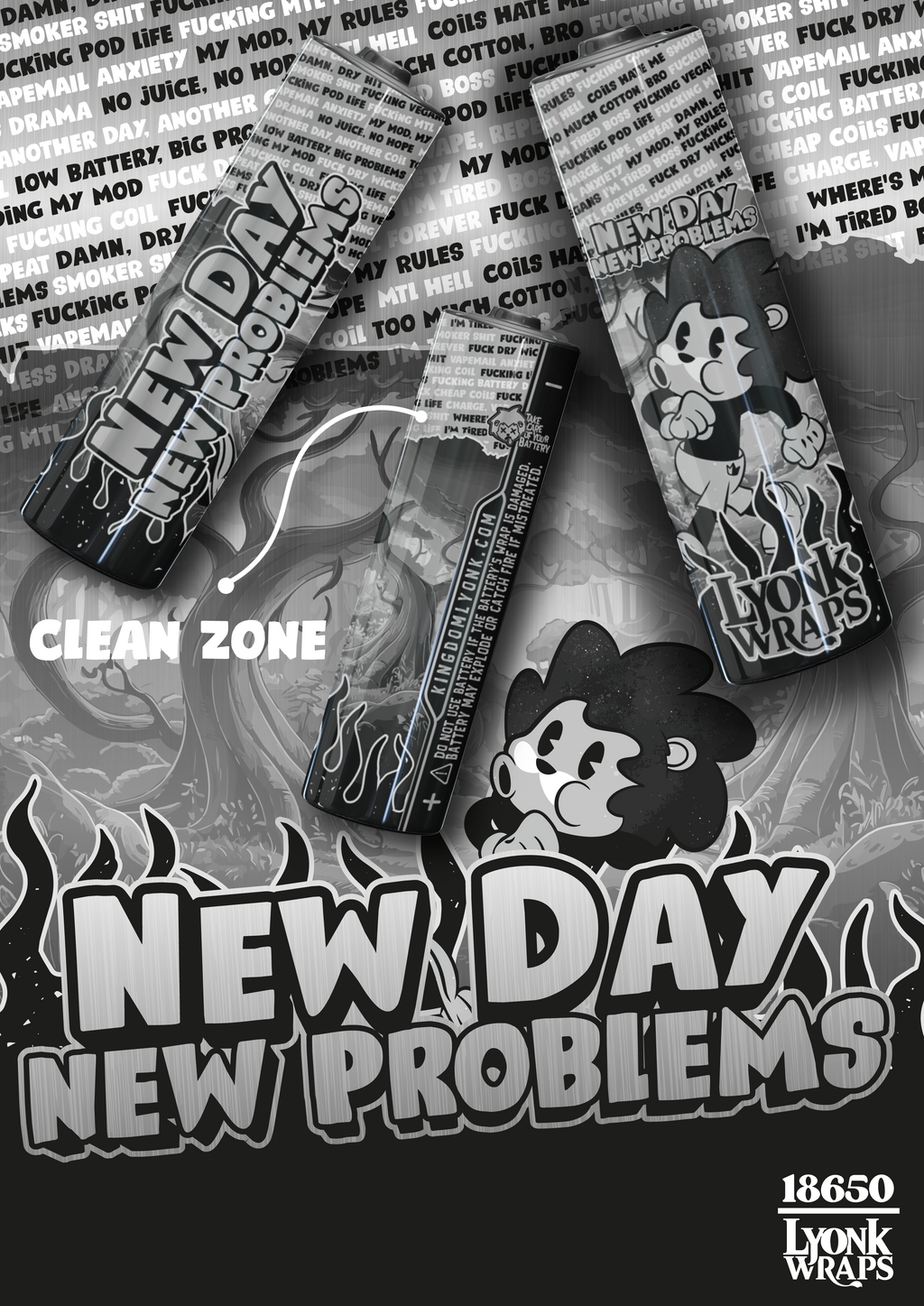 New Day New Problems / 10 wraps in the package