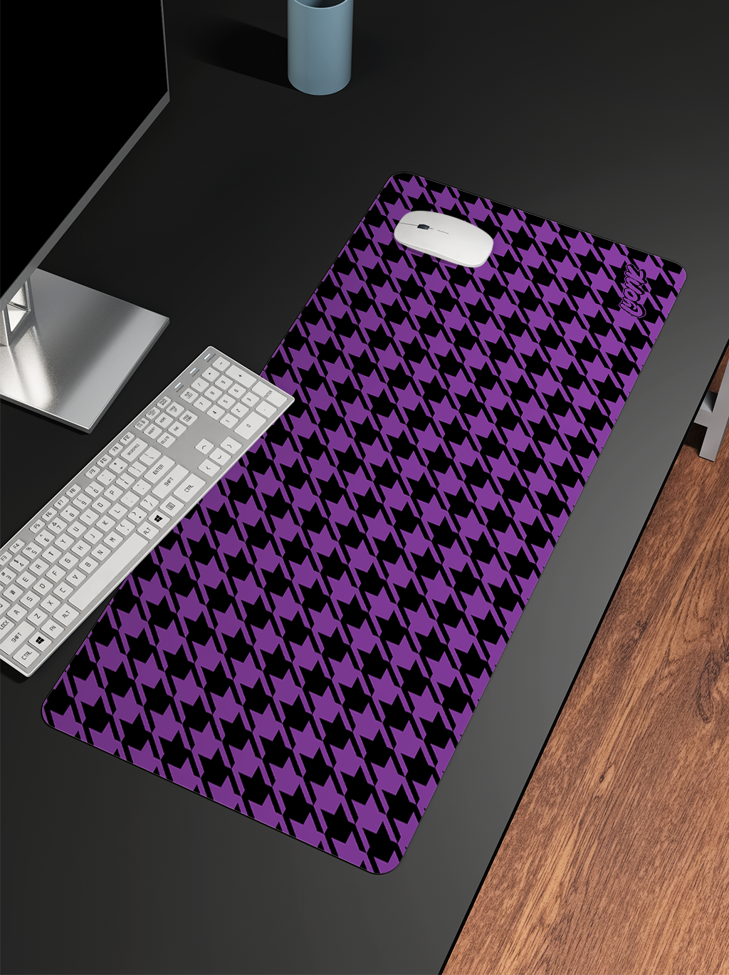 Buildmat - Houndstooth - Purple Stardust