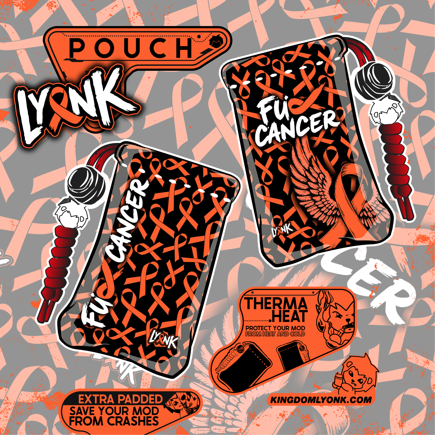 Rebel Hope Orange - Fxck Cancer