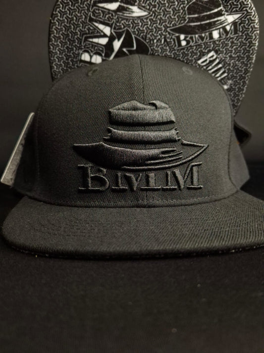 Snapback Big logo Embroidery Black