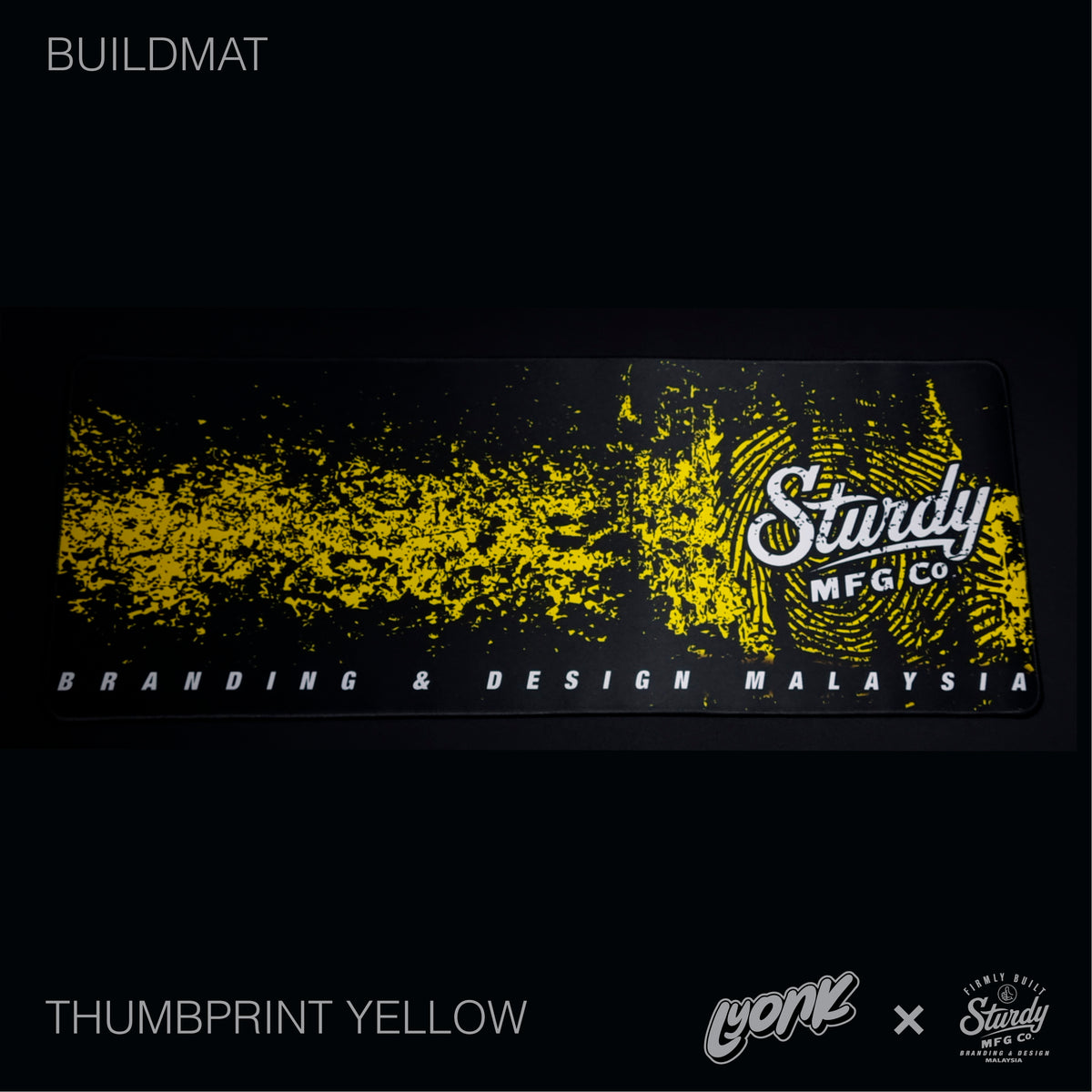 Sturdy - Buildmat - Thumbprint Yellow