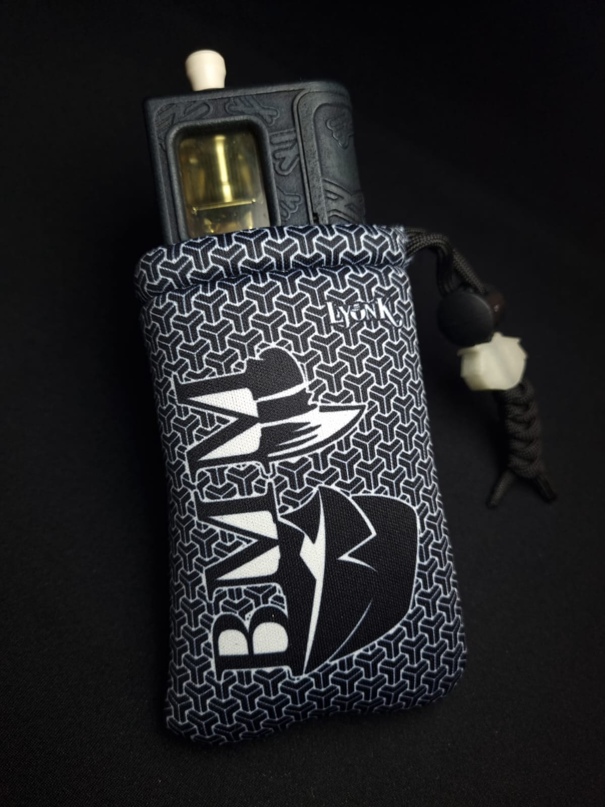 BMM - POUCH NEOPRENE -Goyard Black And White - SIZE M